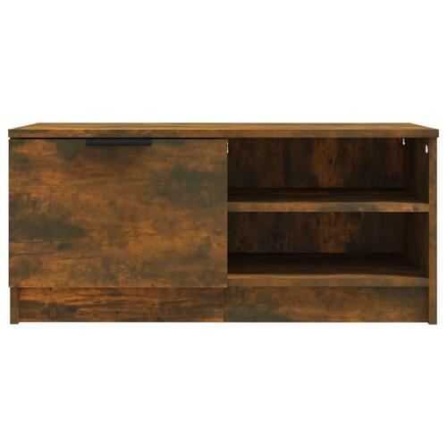 Tv-borde 2 stk. 80x35x36,5 cm konstrueret træ røget egetræ