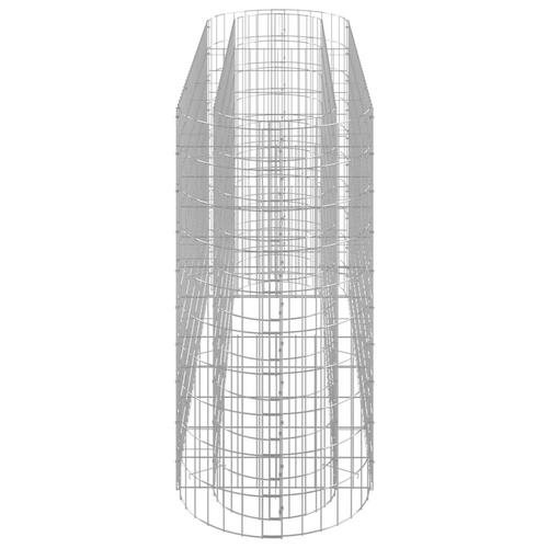 Gabion-højbed 190x50x100 cm galvaniseret jern