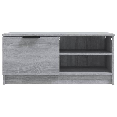 Tv-borde 2 stk. 80x35x36,5 cm konstrueret træ grå sonoma-eg