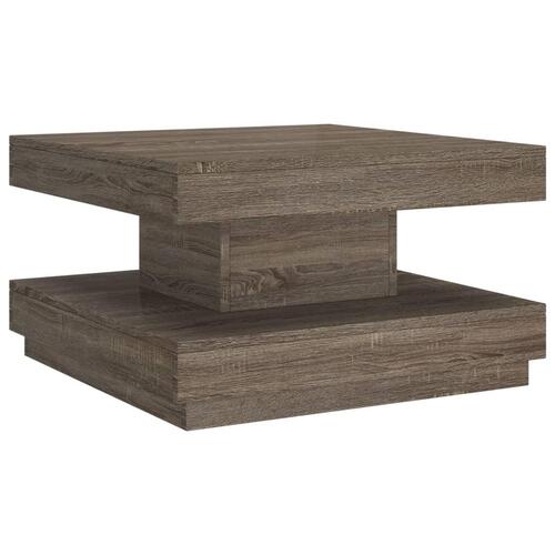 Sofabord 60x60x35 cm MDF grå