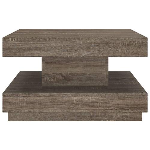 Sofabord 60x60x35 cm MDF grå