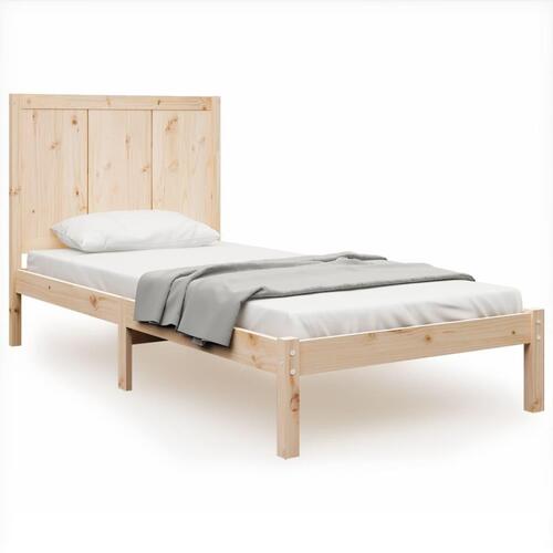 Sengeramme uden madras 90x190 cm massivt fyrretræ