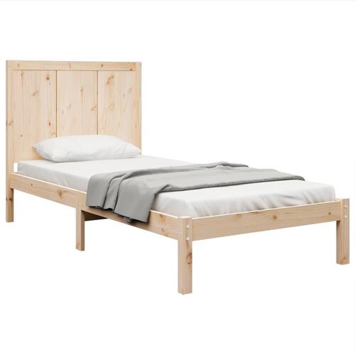 Sengeramme uden madras 90x190 cm massivt fyrretræ