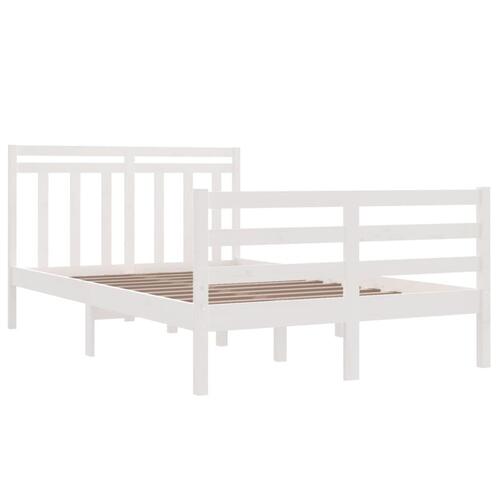 Sengeramme 120x190 cm Small Double massivt træ hvid