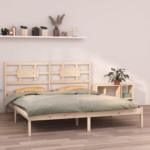 Sengeramme 180x200 cm massivt fyrretræ