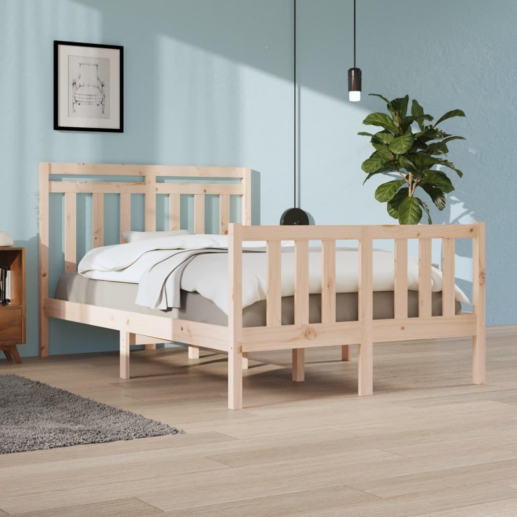 Sengeramme 120x190 cm massivt træ