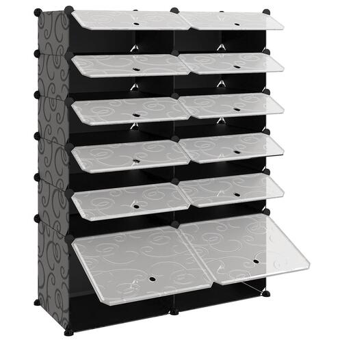 Skoreol 94x37x125 cm PP sort