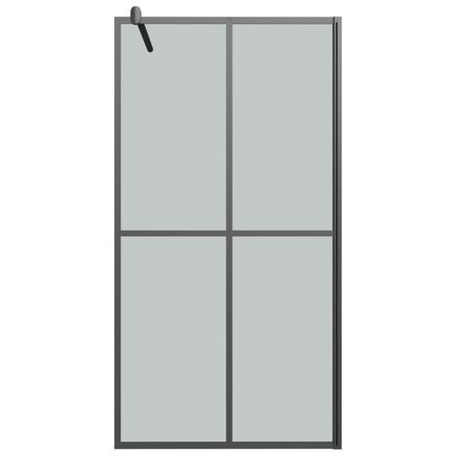 Brusevæg 118x190 cm mørk hærdet glas