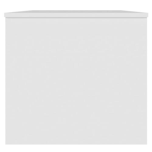 Sofabord 102x50,5x46,5 cm konstrueret træ hvid