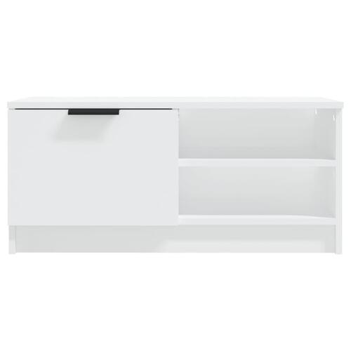 Tv-borde 2 stk. 80x35x36,5 cm konstrueret træ hvid