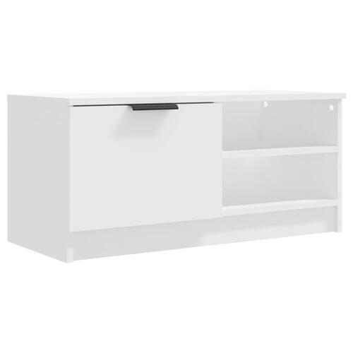Tv-borde 2 stk. 80x35x36,5 cm konstrueret træ hvid