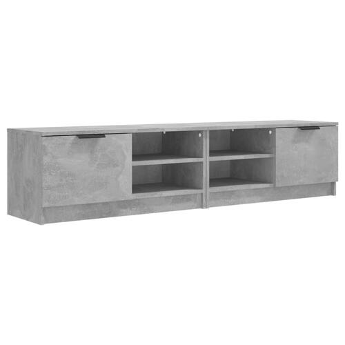 Tv-borde 2 stk. 80x35x36,5 cm konstrueret træ betongrå