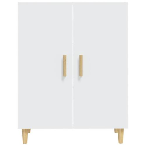 Skænk 70x34x90 cm konstrueret træ hvid