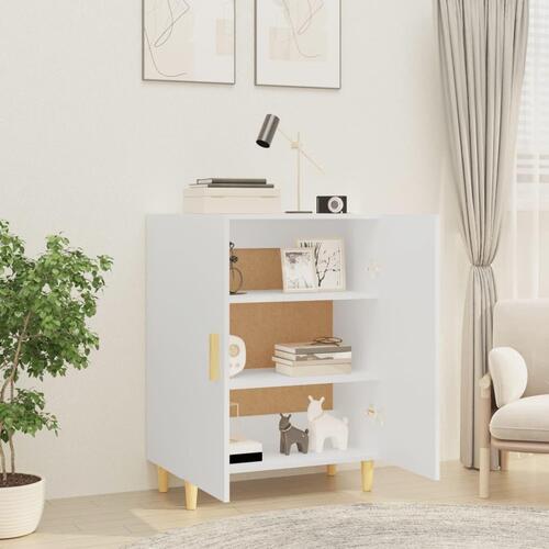 Skænk 70x34x90 cm konstrueret træ hvid