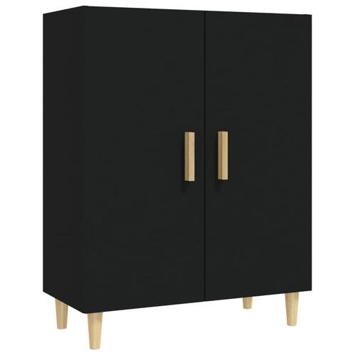 Skænk 70x34x90 cm konstrueret træ sort