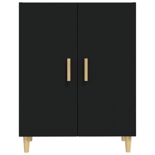 Skænk 70x34x90 cm konstrueret træ sort