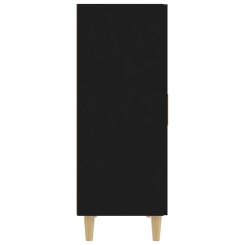 Skænk 70x34x90 cm konstrueret træ sort