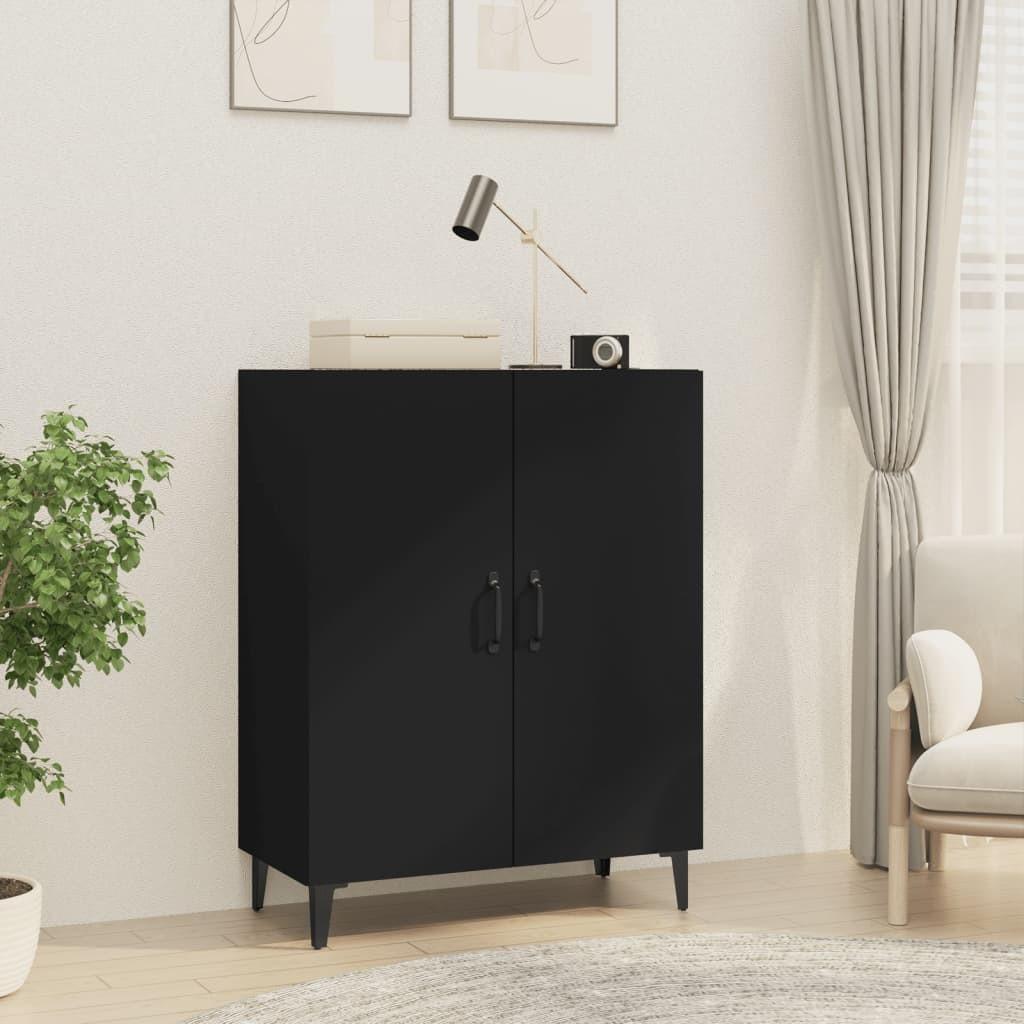 Skænk 70x34x90 cm konstrueret træ sort