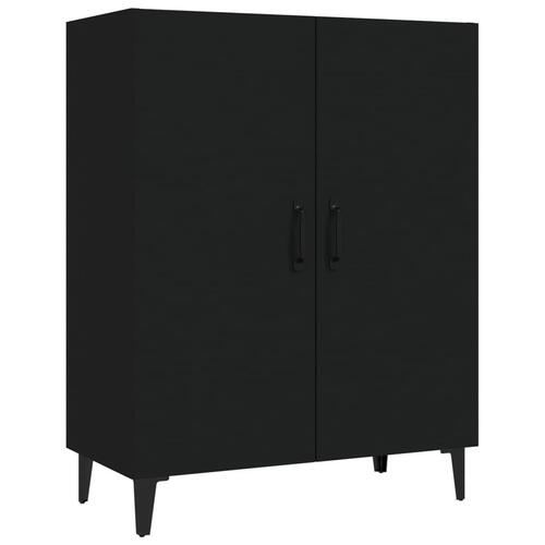 Skænk 70x34x90 cm konstrueret træ sort