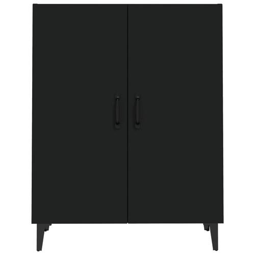 Skænk 70x34x90 cm konstrueret træ sort