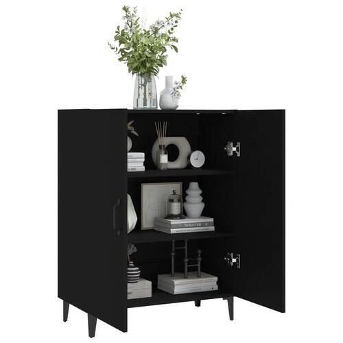 Skænk 70x34x90 cm konstrueret træ sort