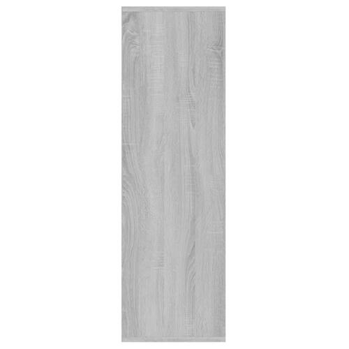 Bogreol 98x29x97,5 cm grå sonoma-eg