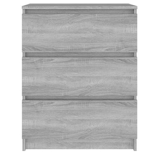 Skænk 60x35x76 cm konstrueret træ grå sonoma-eg
