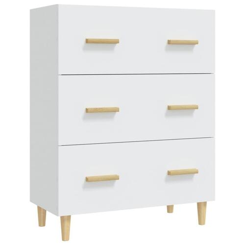 Skænk 70x34x90 cm konstrueret træ hvid