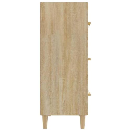 Skænk 70x34x90 cm konstrueret træ sonoma-eg
