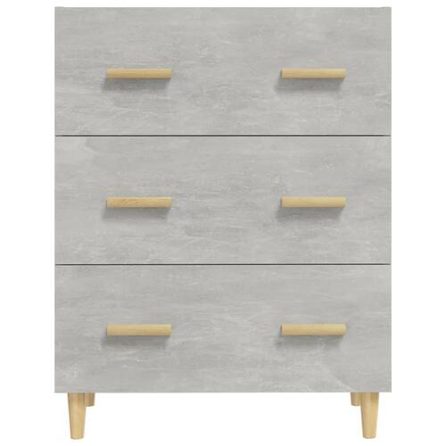 Skænk 70x34x90 cm konstrueret træ betongrå