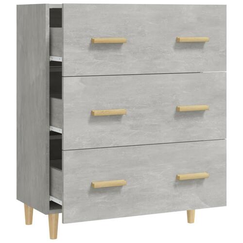 Skænk 70x34x90 cm konstrueret træ betongrå