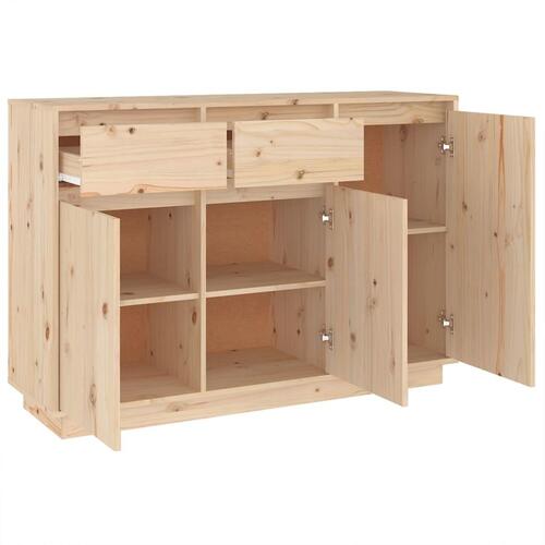 Skænk 110x34x75 cm massivt fyrretræ