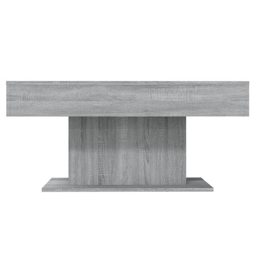 Sofabord 96x50x45 cm konstrueret træ grå sonoma-eg