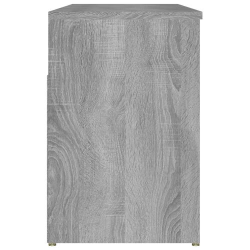 Skoreol 105x30x45 cm konstrueret træ grå sonoma-eg