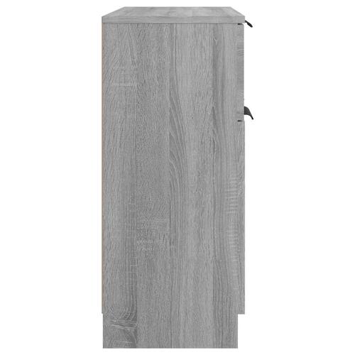 Skænk 60x30x70 cm konstrueret træ grå sonoma-eg