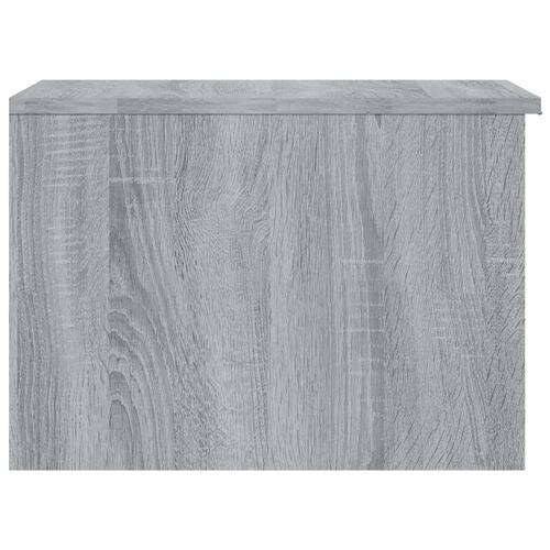 Sofabord 50x50x36 cm konstrueret træ grå sonoma-eg