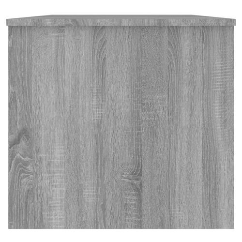 Sofabord 102x50,5x46,5 cm konstrueret træ grå sonoma-eg
