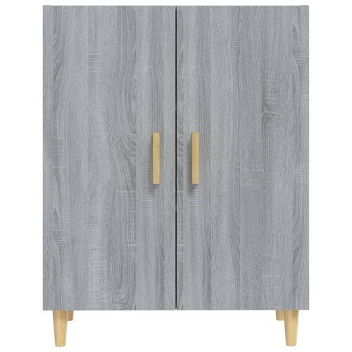 Skænk 70x34x90 cm konstrueret træ grå sonoma-eg