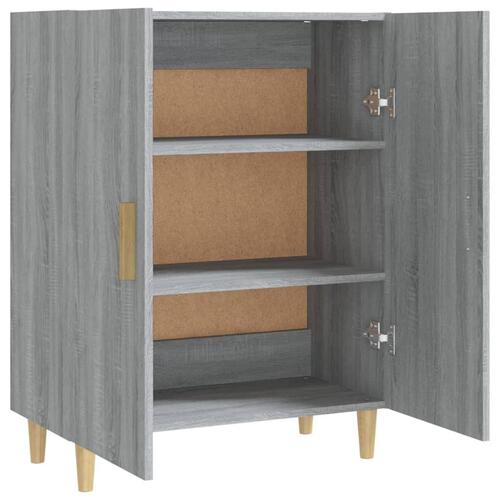 Skænk 70x34x90 cm konstrueret træ grå sonoma-eg