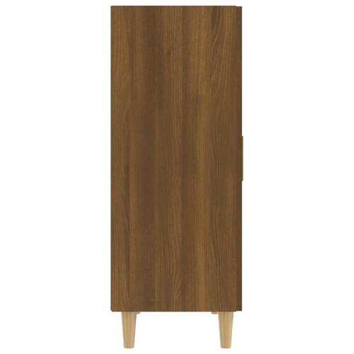 Skænk 70x34x90 cm konstrueret træ brun egetræsfarve