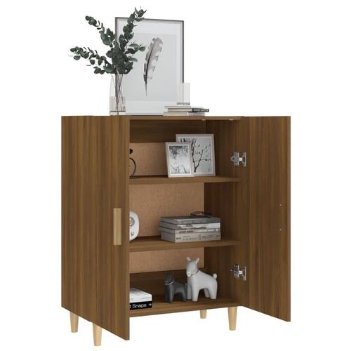 Skænk 70x34x90 cm konstrueret træ brun egetræsfarve