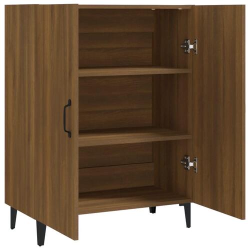 Skænk 70x34x90 cm konstrueret træ brun egetræsfarve