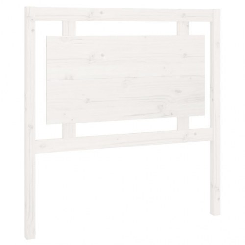 Sengegærde 95,5x4x100 cm massivt fyrretræ hvid