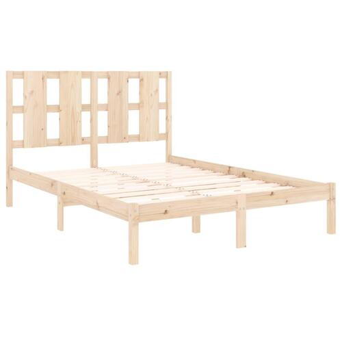 Sengeramme 140x190 cm massivt fyrretræ