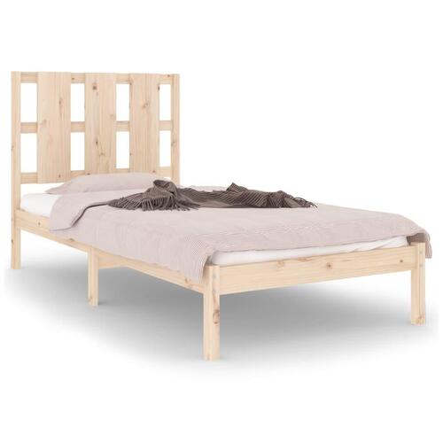 Sengeramme 90x200 cm massivt fyrretræ