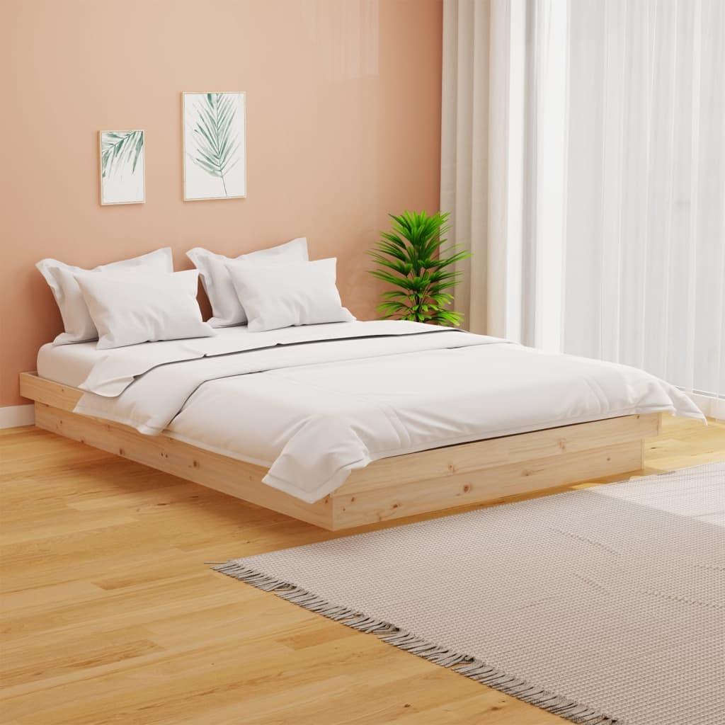 Sengeramme 140x200 cm massivt træ