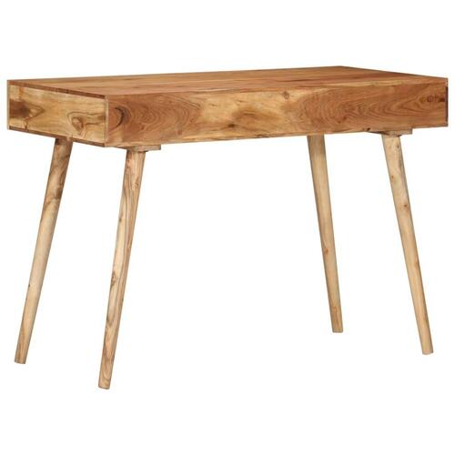 Skrivebord 110x50x76 cm massivt akacietræ