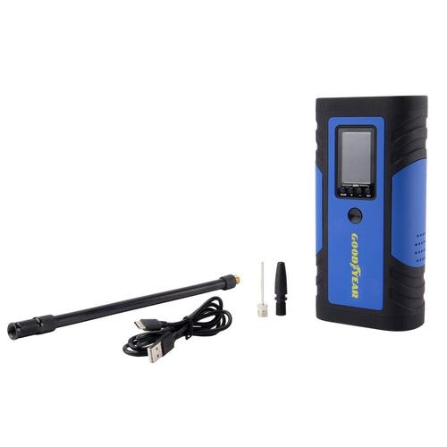 Bærbar luftkompressor med LED Goodyear GOD0019 2600 mAh 150 PSI 7,4 V