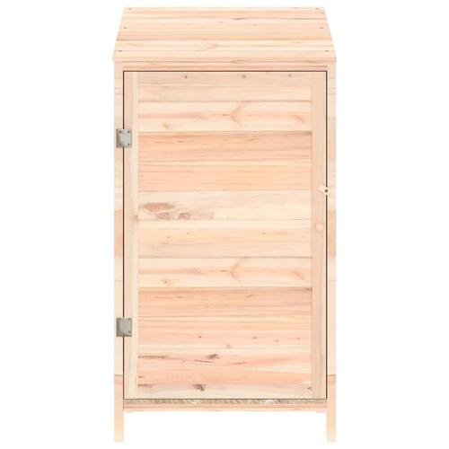 Haveskur 55x52x112 cm massivt fyrretræ