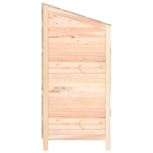 Haveskur 55x52x112 cm massivt fyrretræ